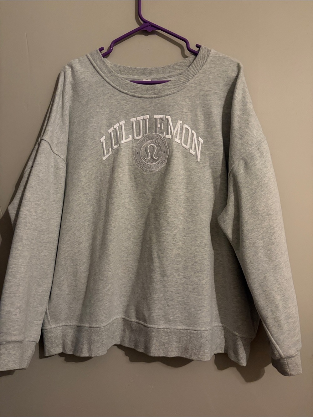 Perfectly Oversized Crew Graphic Sweater